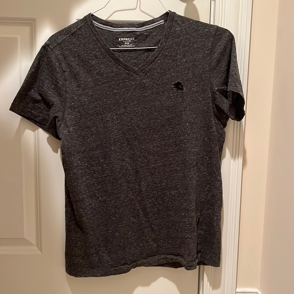 Express Mens shirt, dark gray